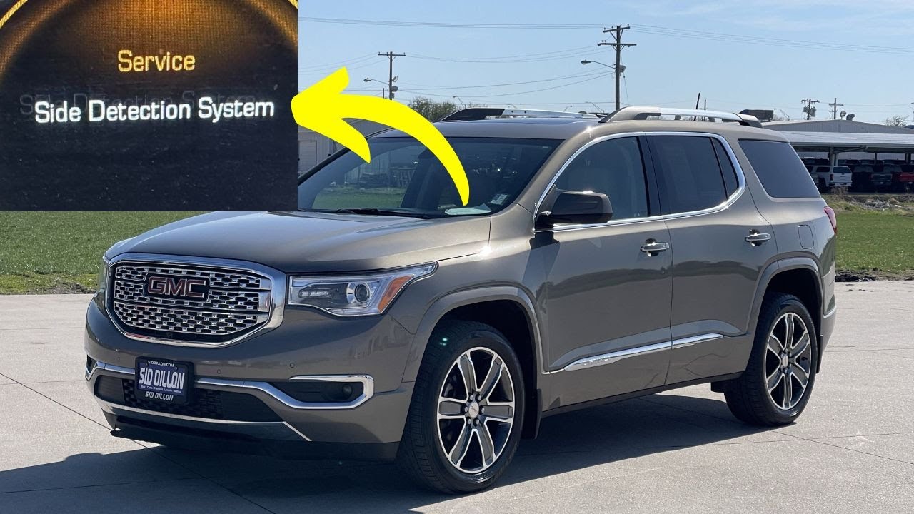 "Service Side Detection System" warning in GM cars
