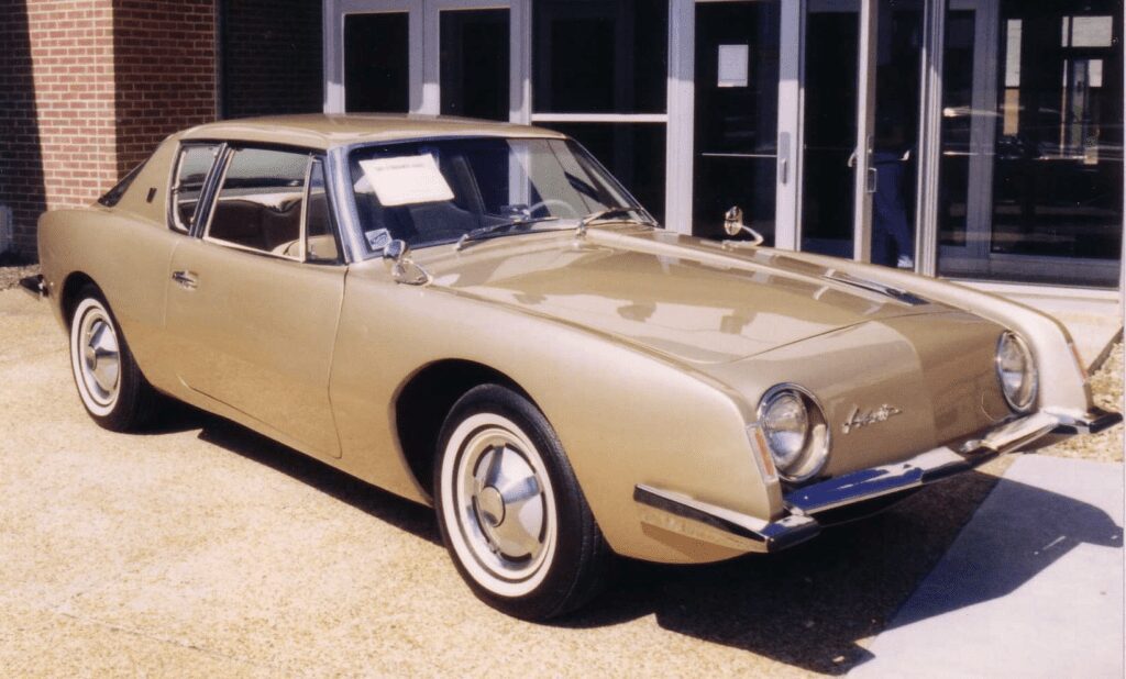 1963 Studebaker Avanti gold at Concord University