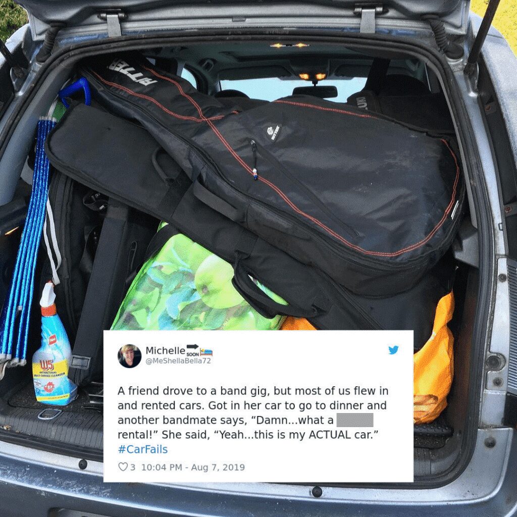 A tweet about insulting a friend’s car