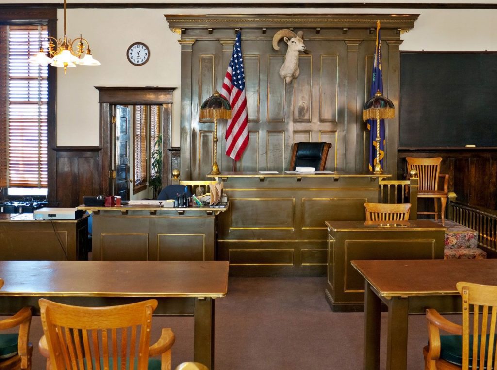 judge bench courtroom nevada