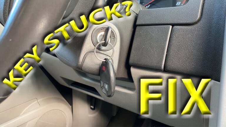 chevy key stuck in ignition