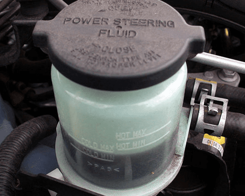 power steering fluid reservoir