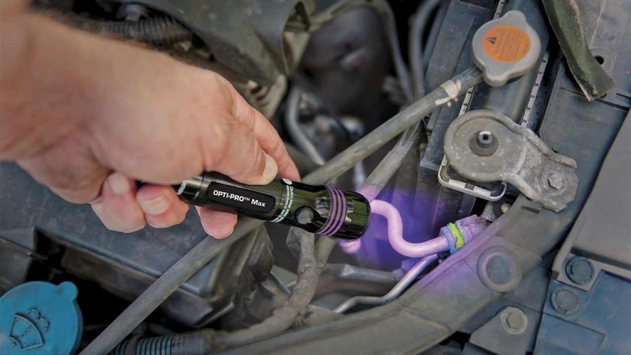 check refrigerant leak in ac system