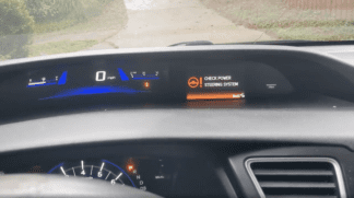 honda civic check power steering system