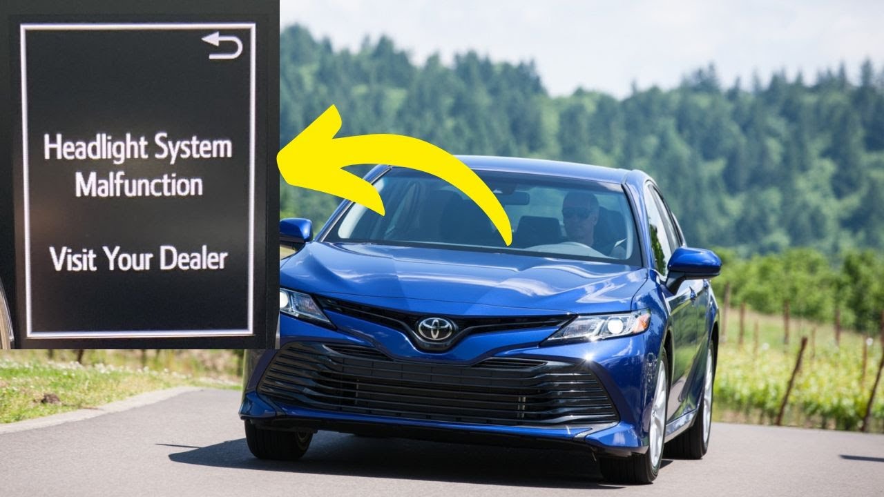 toyota headlight system malfunction