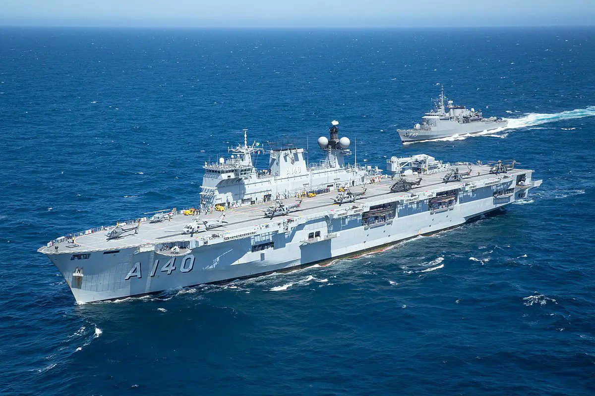 Brazilian aircraft carrier Atlântico