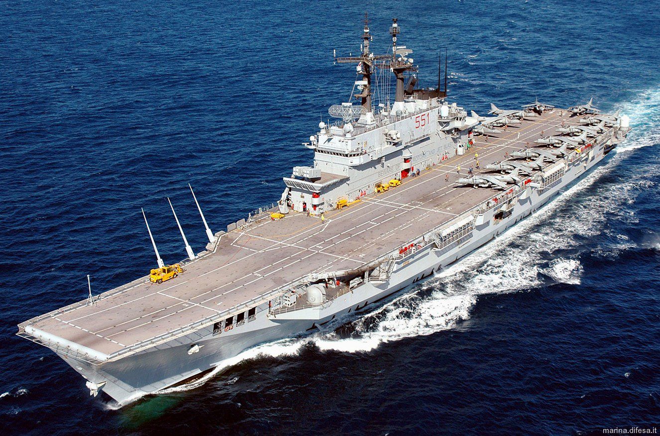 Italian aircraft carrier Giuseppe Garibaldi