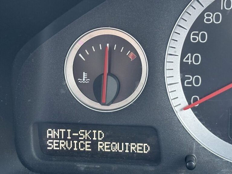 volvo anti skid service required