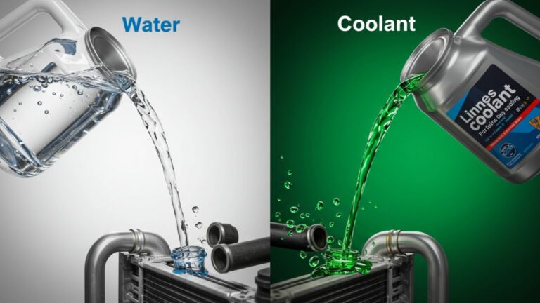 water or coolant
