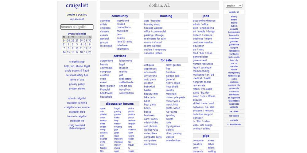 craigslist used car listings for local private sellers