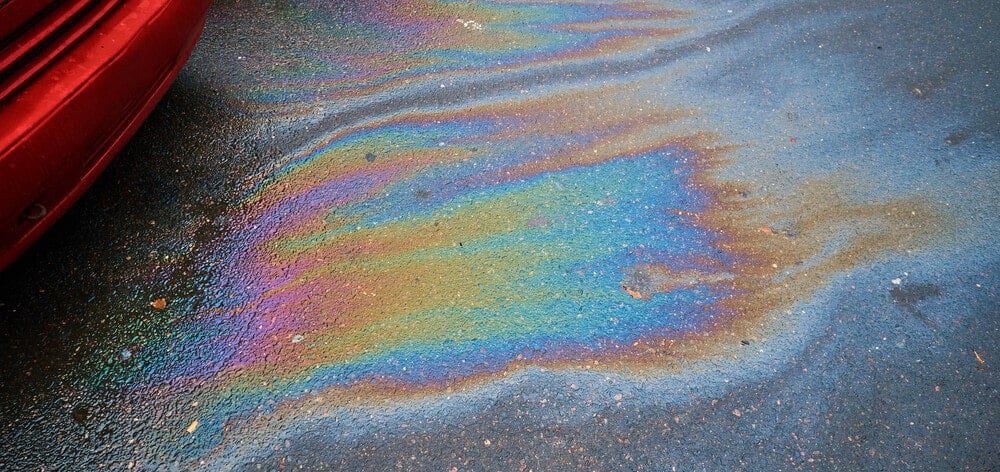 fuel leak caused by overfilled gas tank