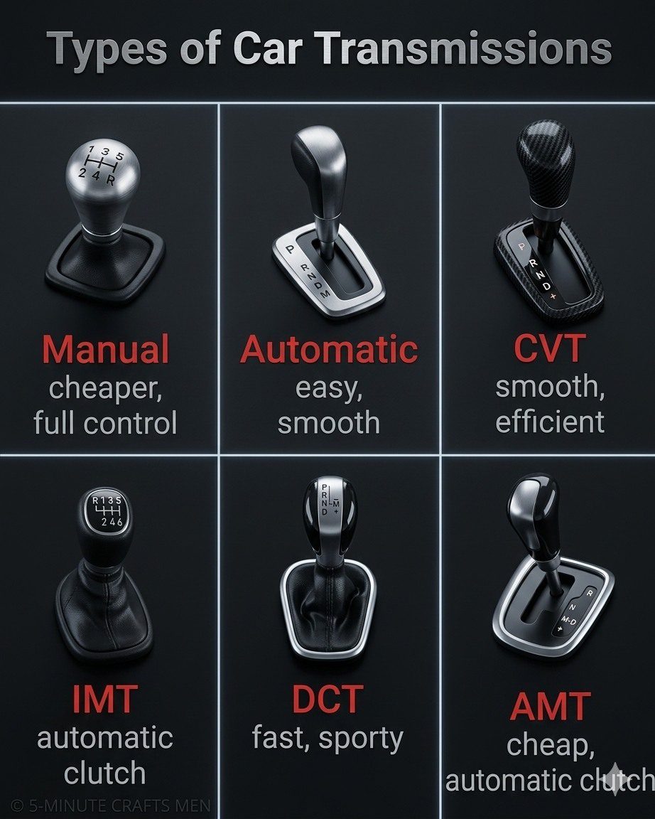 types of car transmissions