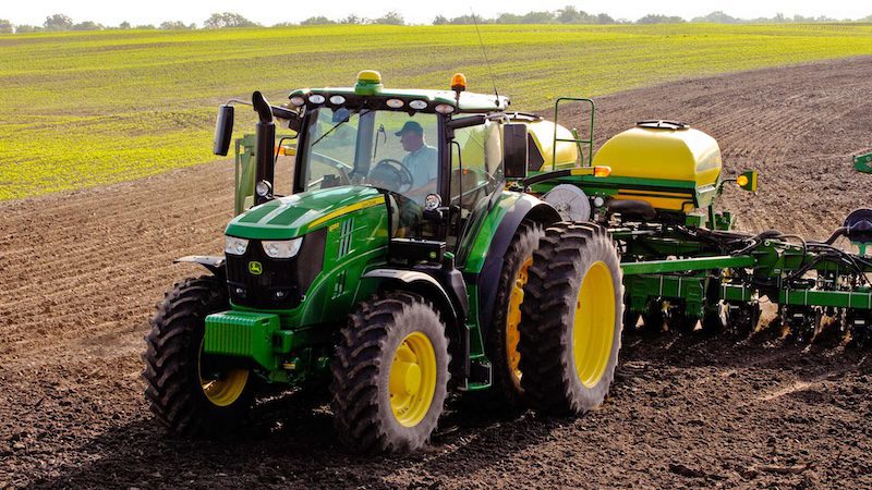 row crop tractor