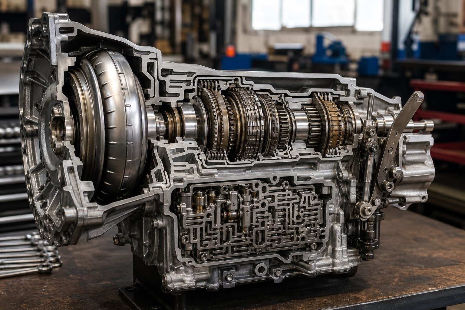 automatic neutral transmission cutaway