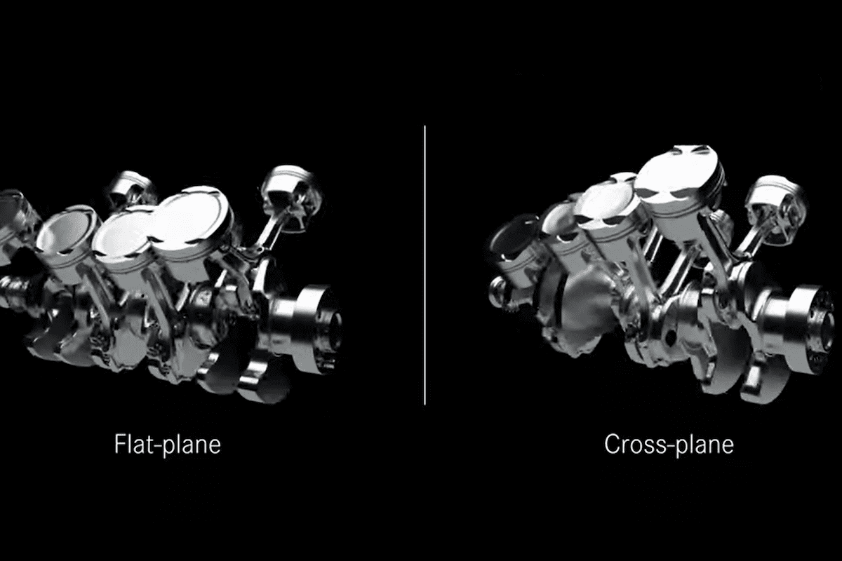 cross plane and flat plane crankshaft