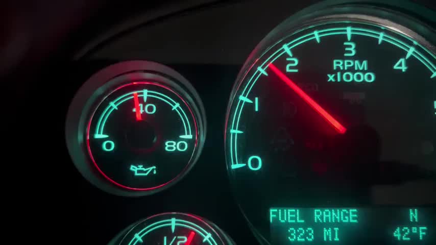 oil pressure gauge fluctuating