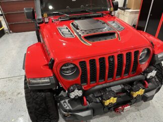 red jeep