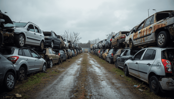 car junkyard