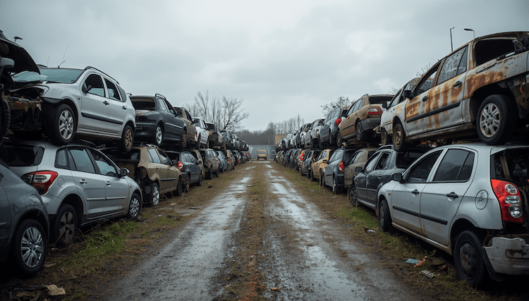 car junkyard