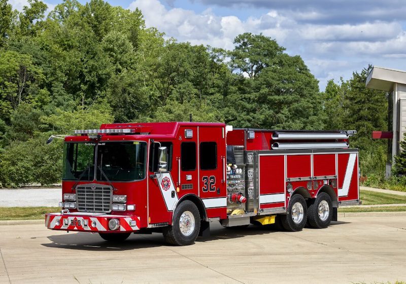 conventional fire truck