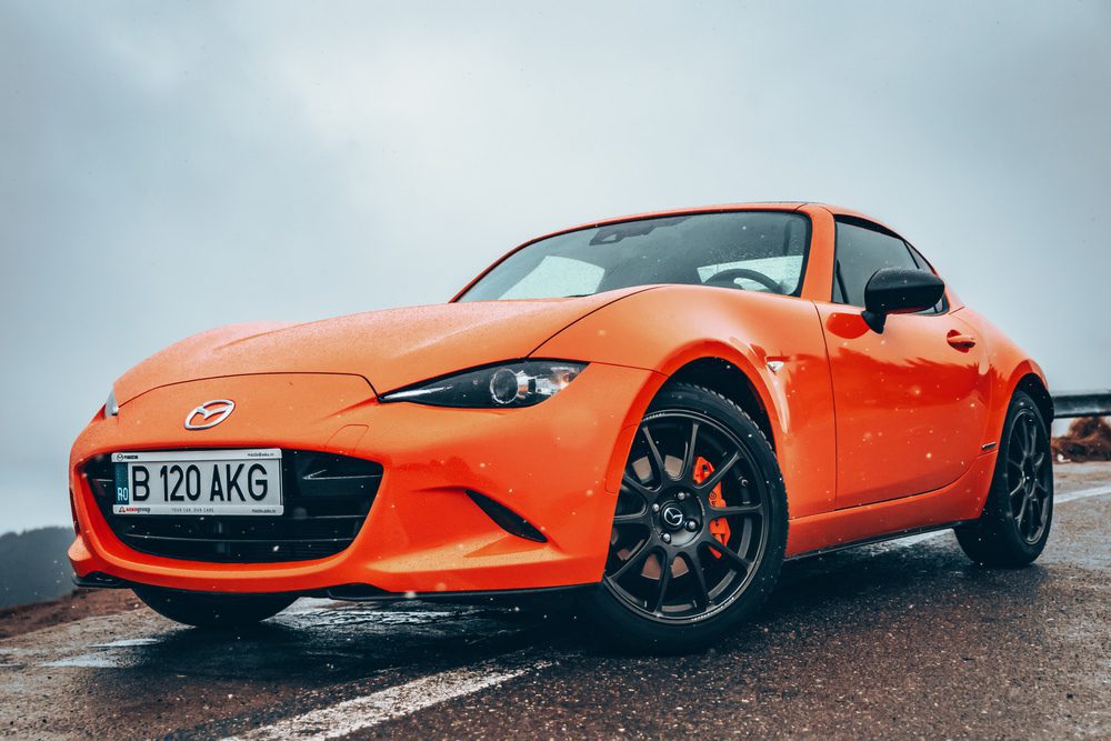 transbucegi,,romania, ,december,1,2019:,mazda,mx 5,nd,miata