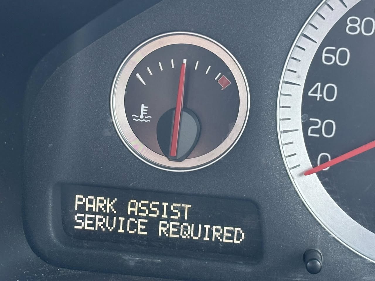 volvo park assist service required