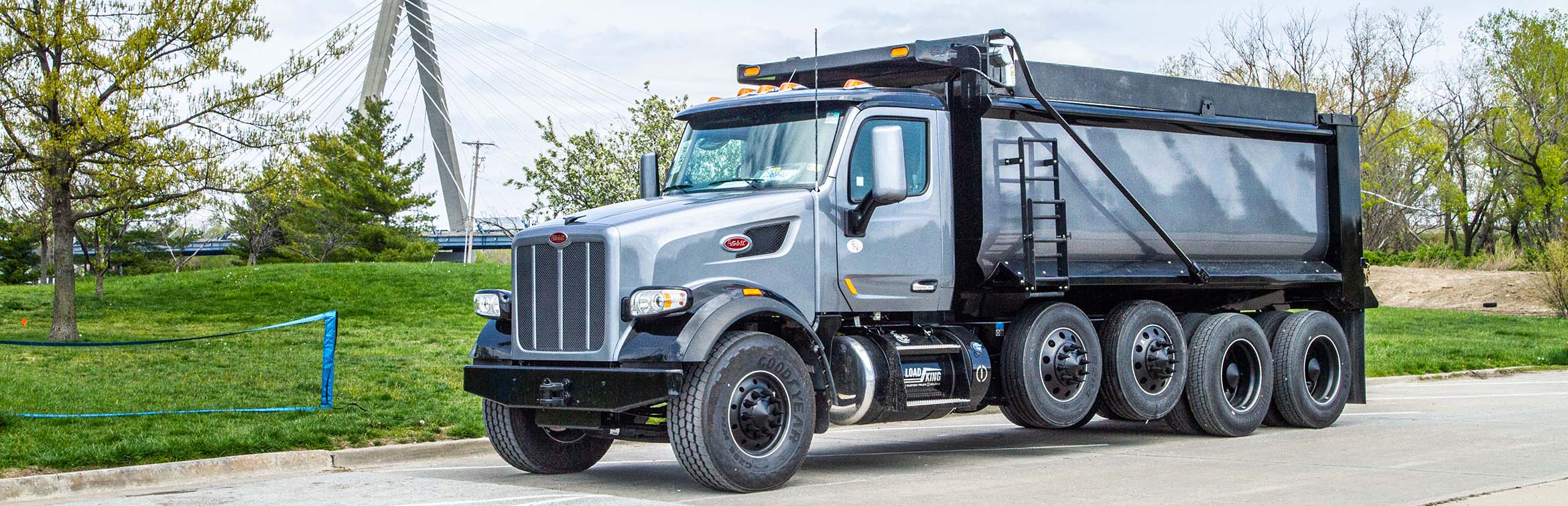blackout dump truck