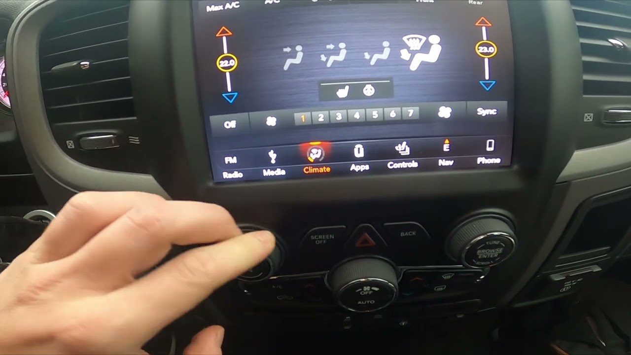 dodge ram volume knob