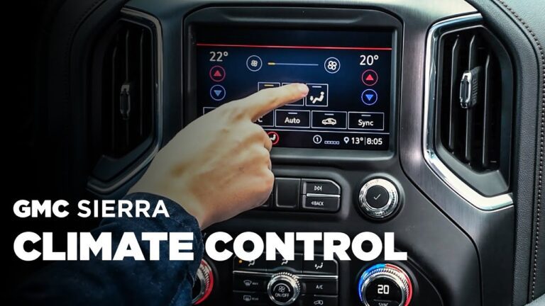 gmc sierra climate control
