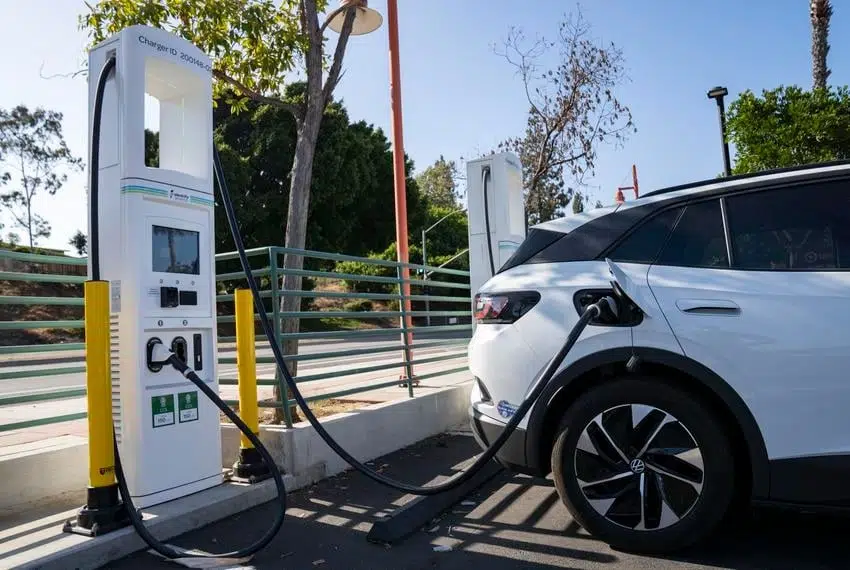 electric car charging station