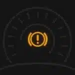 brake system warning light on dashboard