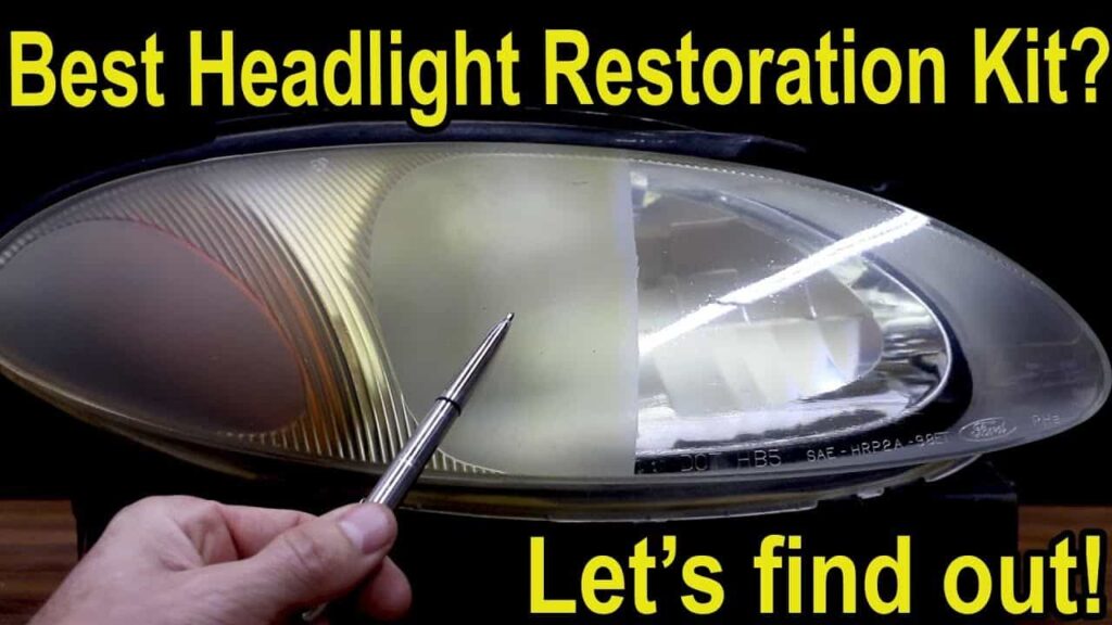 headlight restoration kit for car