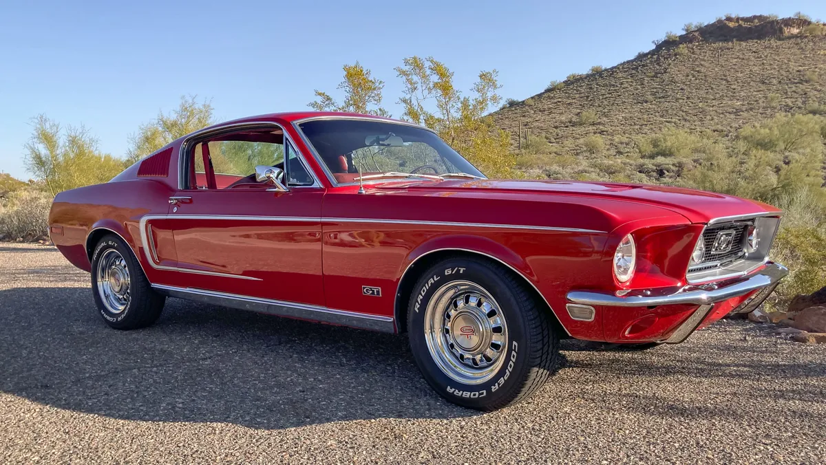 1968 mustang fastback gt