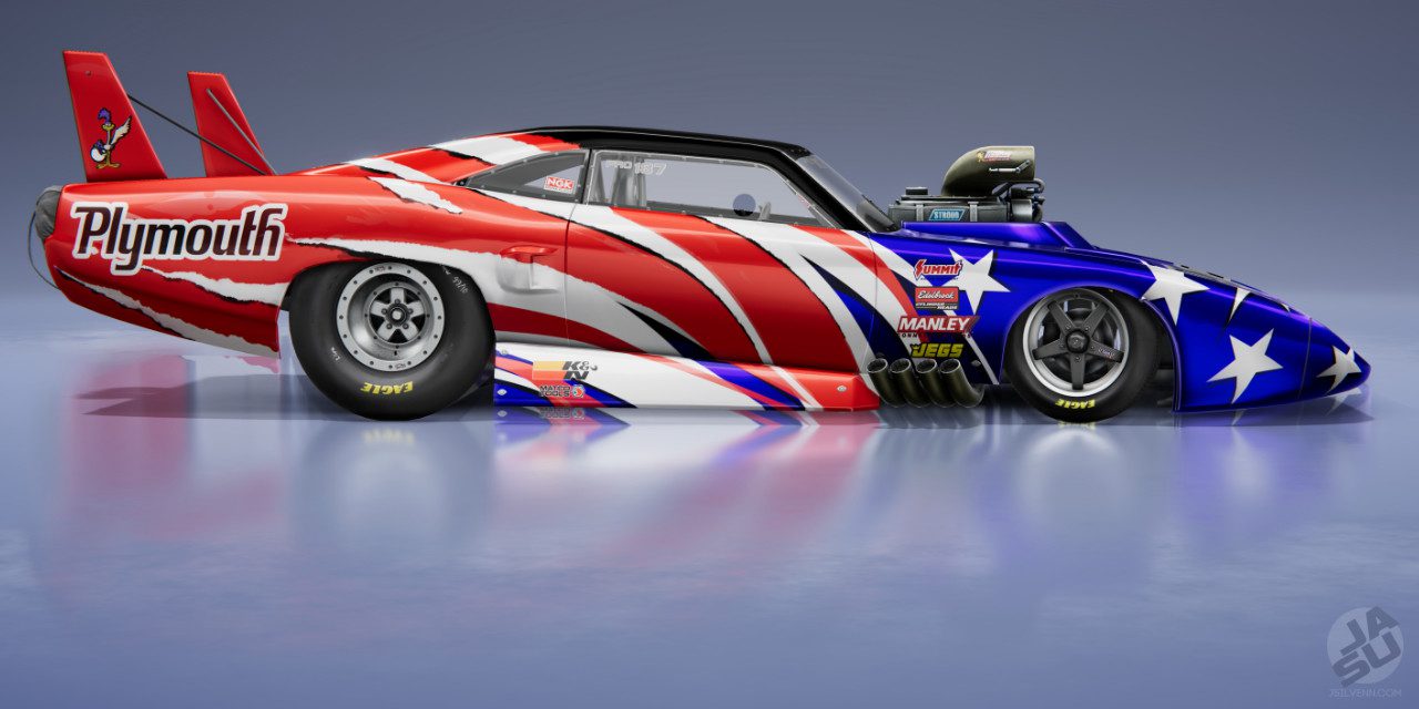 1970 dodge daytona superbird pro mod