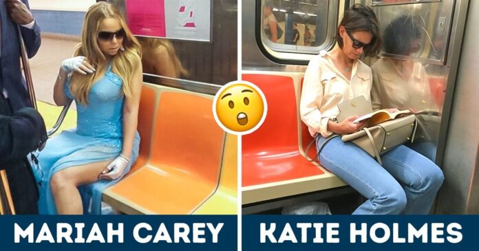 Celebs Spotted Riding the Subway