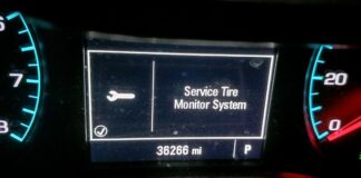 GMC Service Tire Monitor System