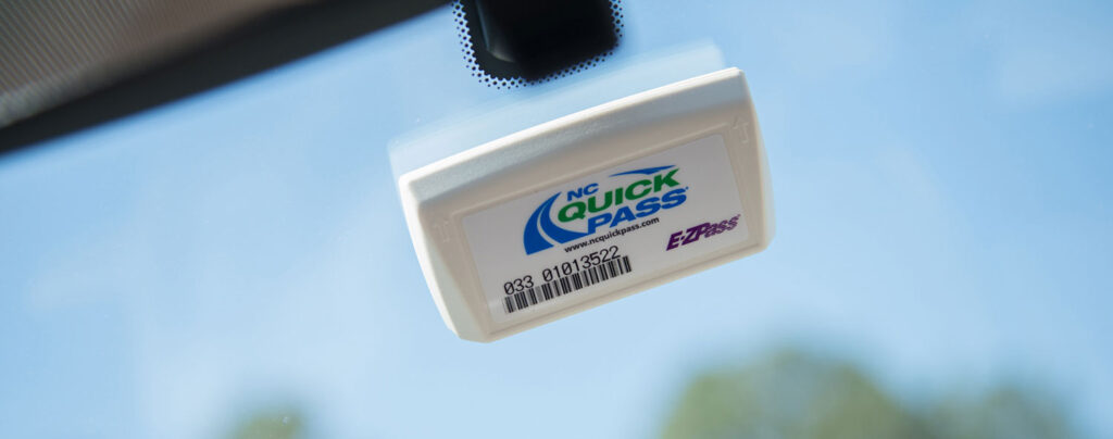 NC Quick Pass sticker