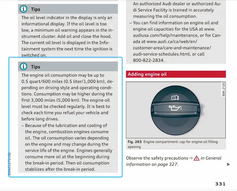 oil quality and change interval