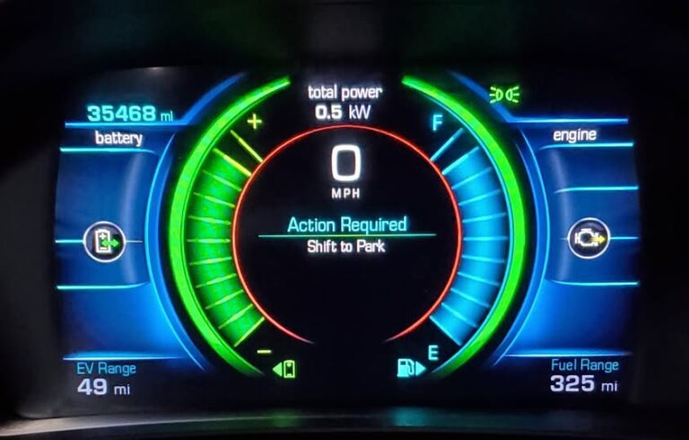 action required shift to park