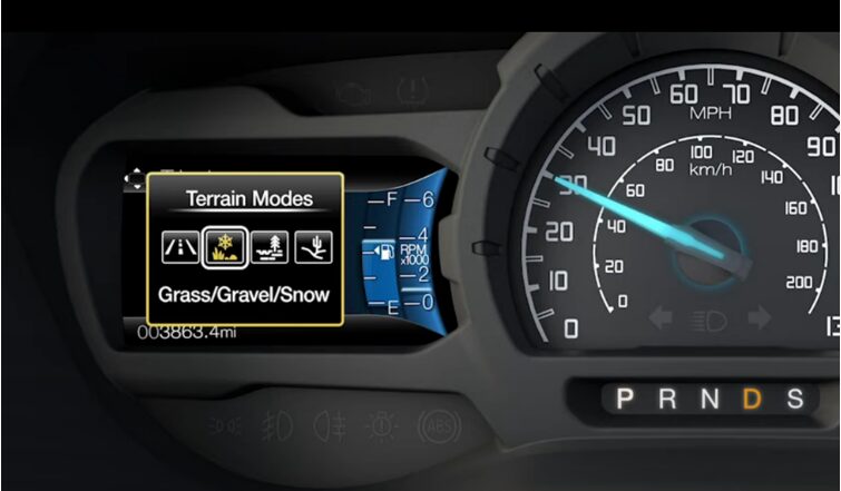 dashboard warning for terrain management system fault