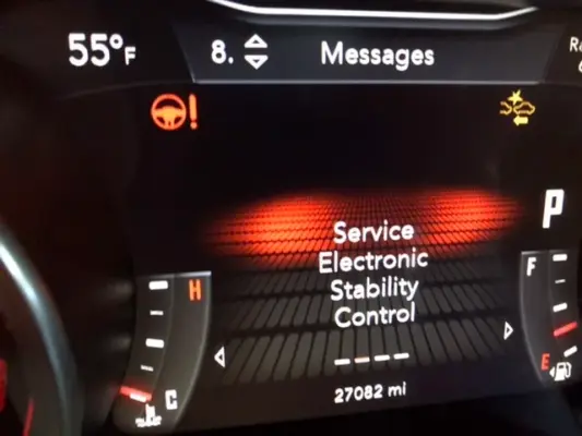dodge charger service electronic stability control
