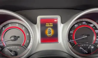 dodge journey key not detected