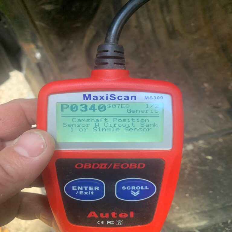 dodge ram 1500 p0340 code
