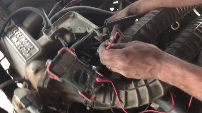 Ford F150 engine wiring inspection