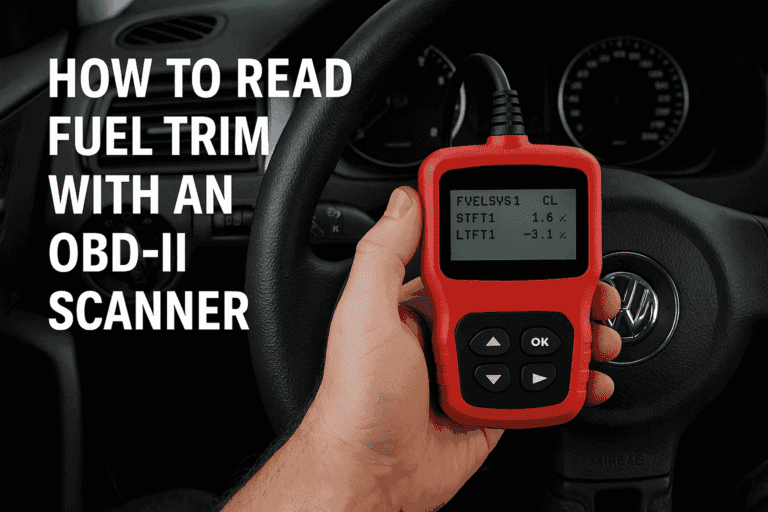 how to read fuel trim with an obd ii scanner