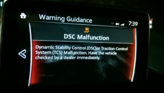 mazda dsc malfunction