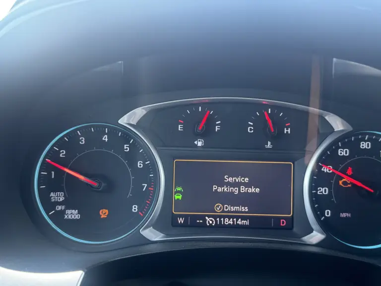 service parking brake