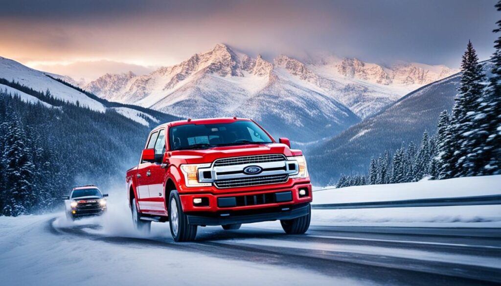 Winter Driving Ford F 150
