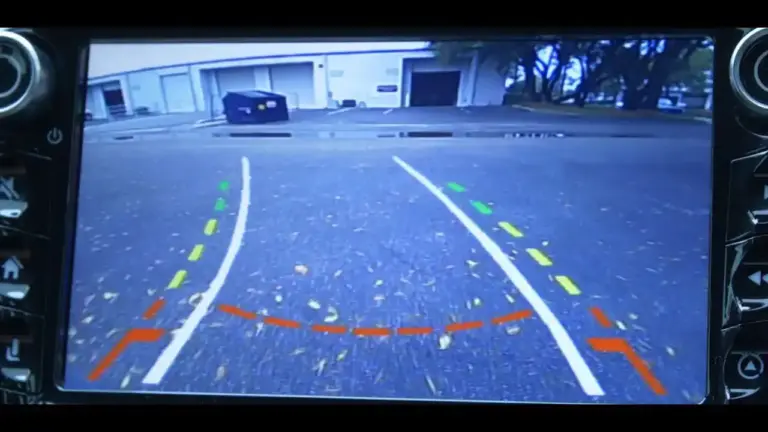 rearview camera grid lines