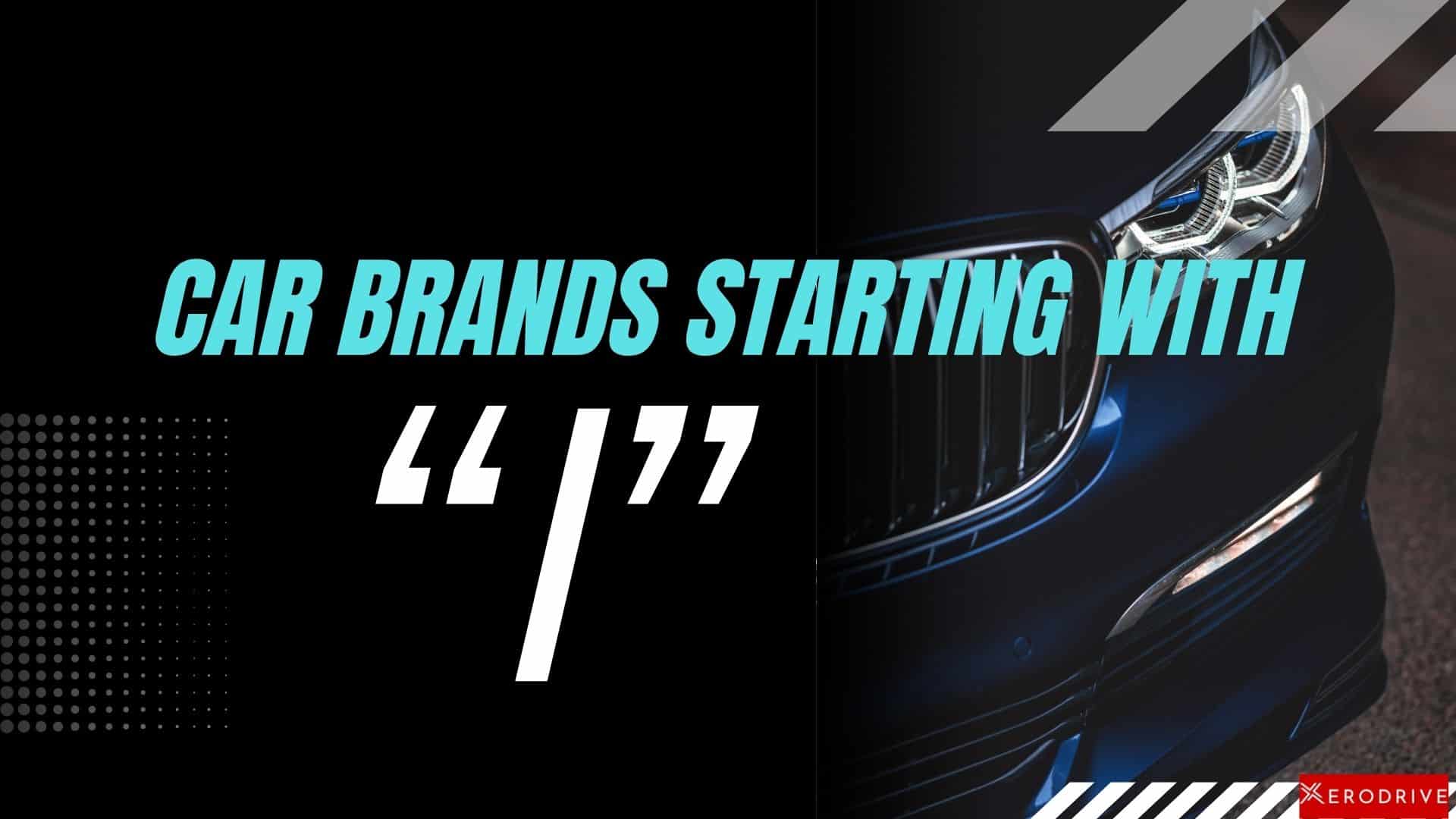 car brands starting with i